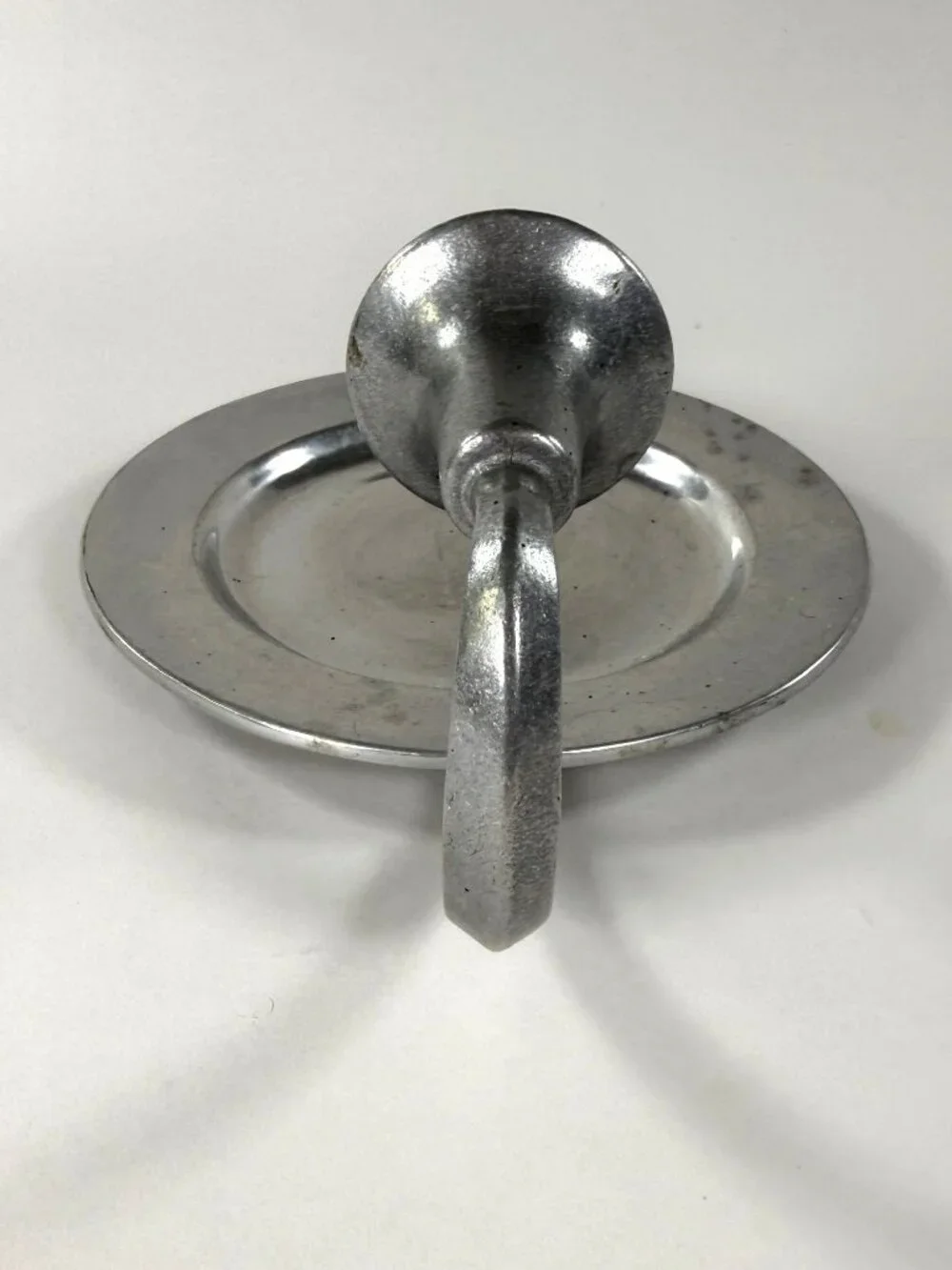 Vintage Wilton Armetale RWP Candle Plate Sconce RWP Marked Aluminum Alloy 8